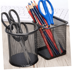 METAL PEN JAR P028